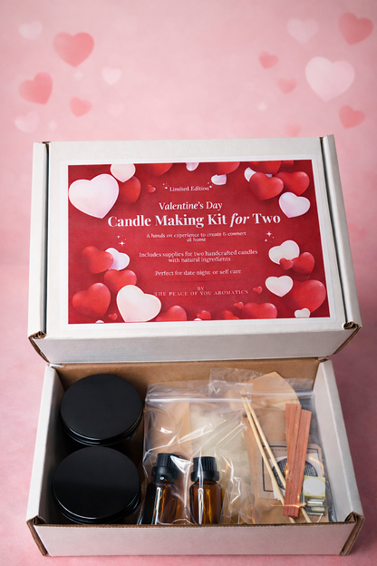 Valentine’s Day Candle Making Kit for Two (Pre-Order)