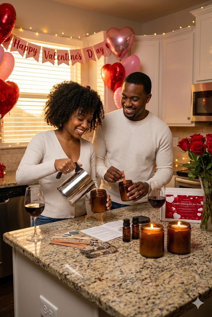 Valentine’s Day Candle Making Kit for Two (Pre-Order)